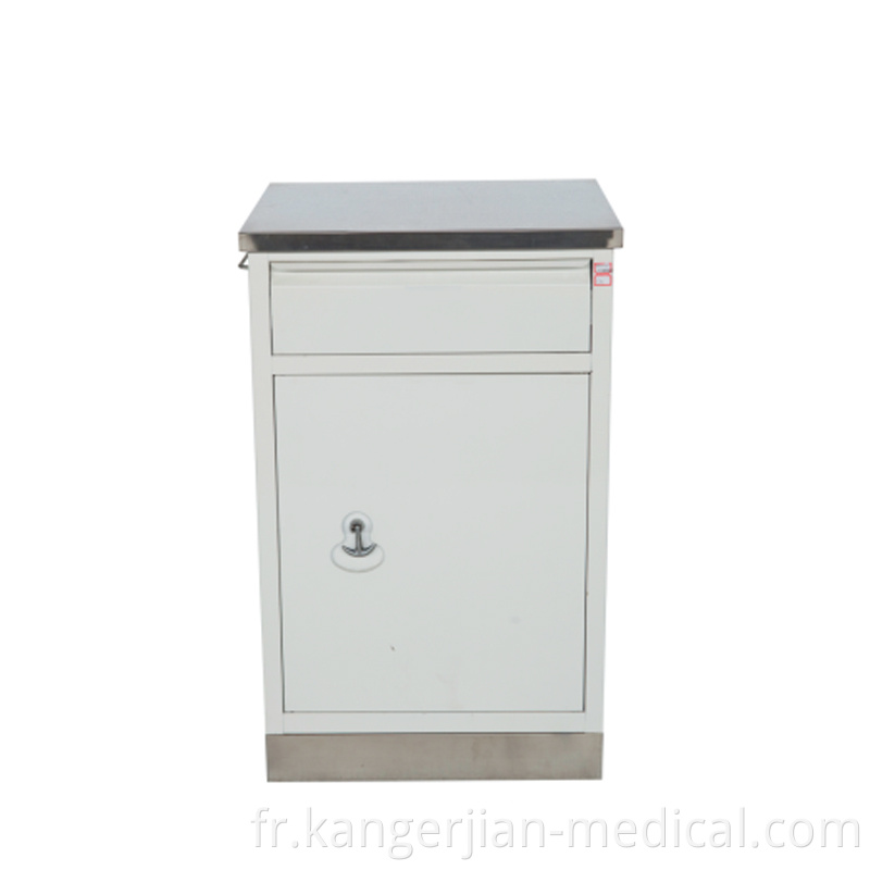 ABS Medical Furniture Hospital High Quality 304 # Table d'armoire de chevet en acier inoxydable